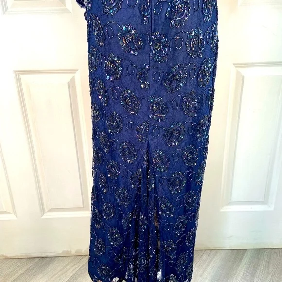 Lillie Rubin Floral Beaded Gown - Picture 15 of 17